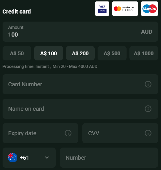 Goldex Casino Deposit