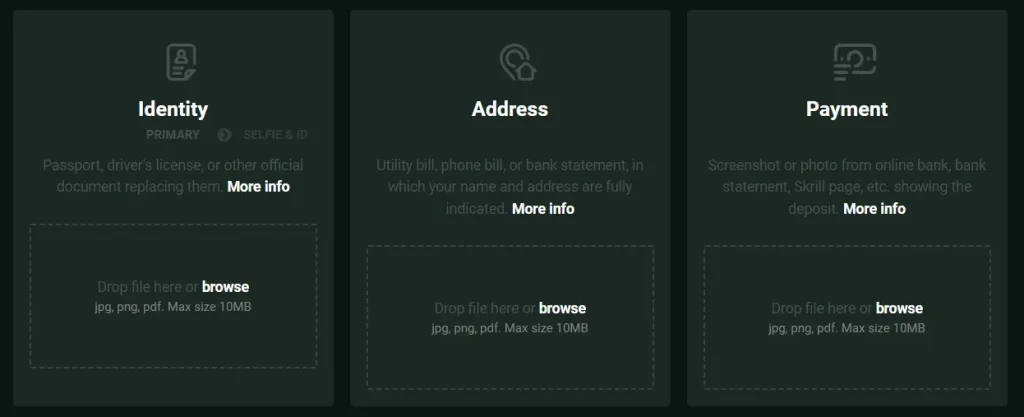 Goldex Casino Verification